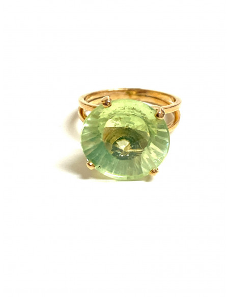 Anillo Turmalina Verde