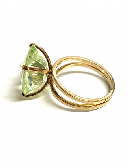 Anillo Turmalina Verde