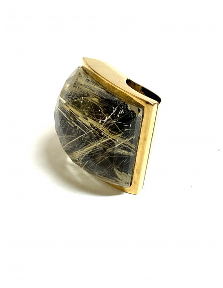 Colgante Cuarzo Ahumado