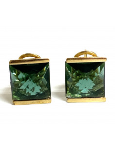 Pendientes Turmalina Verde  A. Schlesser