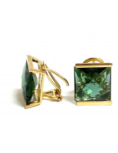 Pendientes Turmalina Verde  A. Schlesser 2