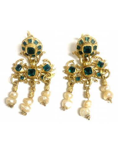 Pendientes largos Populares S.XVIII
