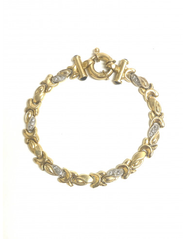 Pulsera Combinada Oro