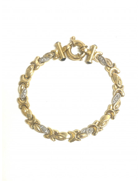 Pulsera Combinada Oro