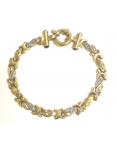 Pulsera Combinada Oro