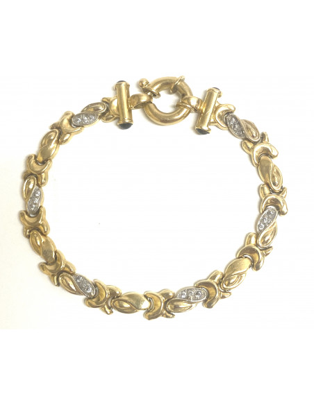 Pulsera Combinada Oro
