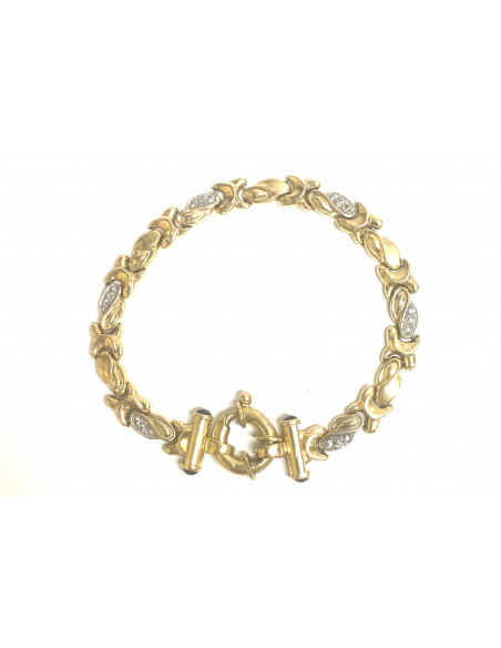 Pulsera Combinada Oro