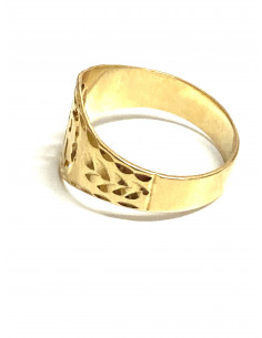 Anillo oro con monograma 2
