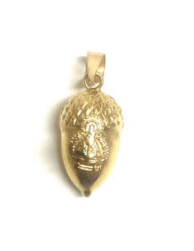 Colgante Bellota oro Virgen