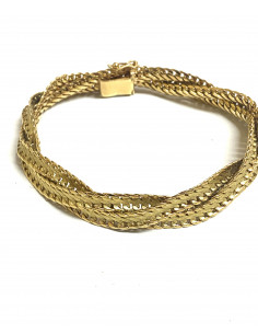 Pulsera Oro Trenzada