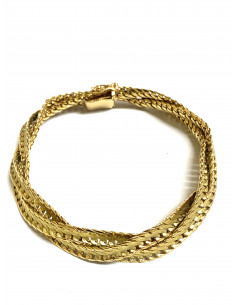 Pulsera Oro Trenzada 2