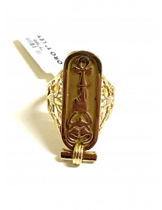 Anillo Egipcio en oro 18 kilates