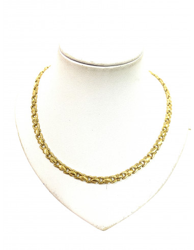 Gargantilla oro mujer  Trenzada