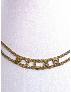 Gargantilla nombre Pilar