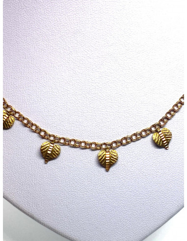 Gargantilla Colgantes Hojas