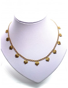 Gargantilla Colgantes Hojas