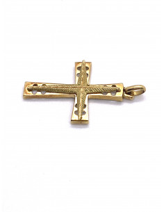 Cruz Oro Entallada 2