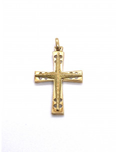 Cruz Oro Entallada
