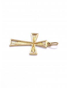 Cruz Oro Entallada 2