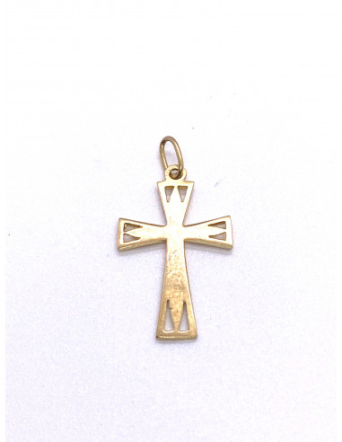 Cruz Oro Entallada
