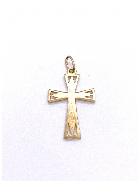 Cruz Oro Entallada