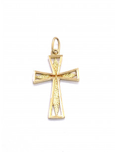 Cruz Oro Entallada