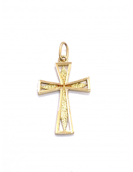 Cruz Oro Entallada