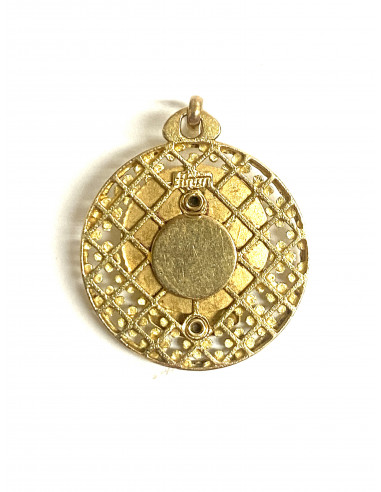 Virgen en oro de 18 kilates.